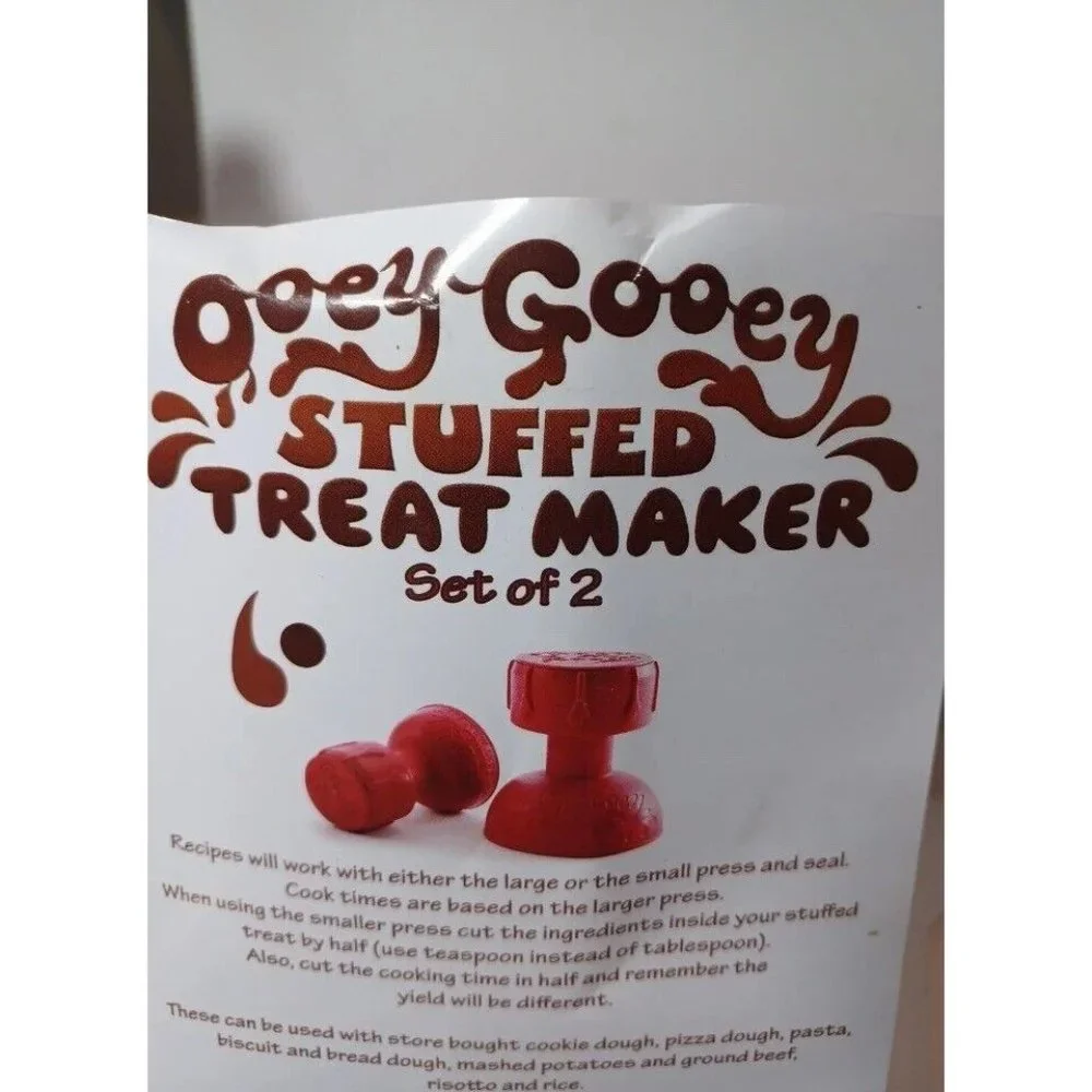 Norpro Ooey Gooey Stuffed Cookie Cutter Treat Bon Bon‎ Candy Maker Set of 2 NIB